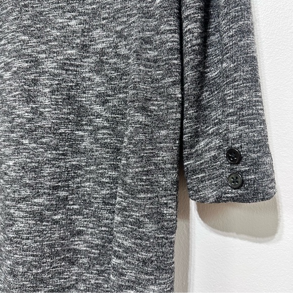 Stradivarius Charcoal Gray Casual Long Sleeves Cardigan Size Small - Picture 3 of 12